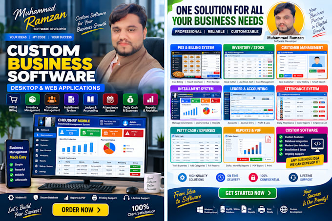 develop custom business software and desktop applications