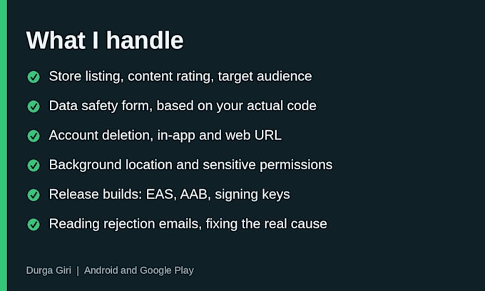 fix google play rejections and publish your expo react native app
