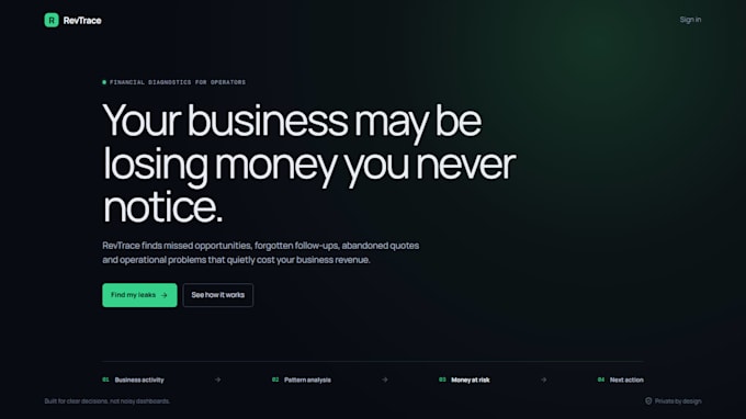 create a professional working website