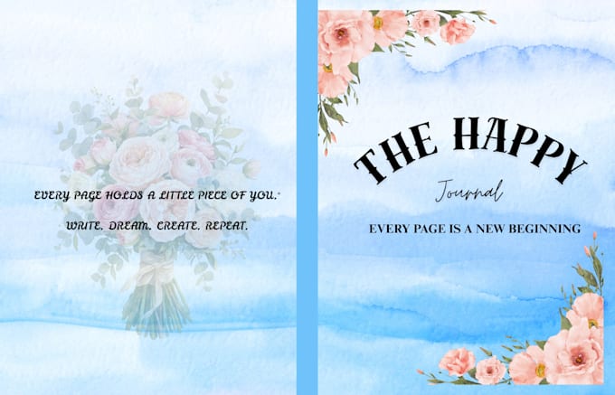 design beautiful journals, notebooks and planners for KDP