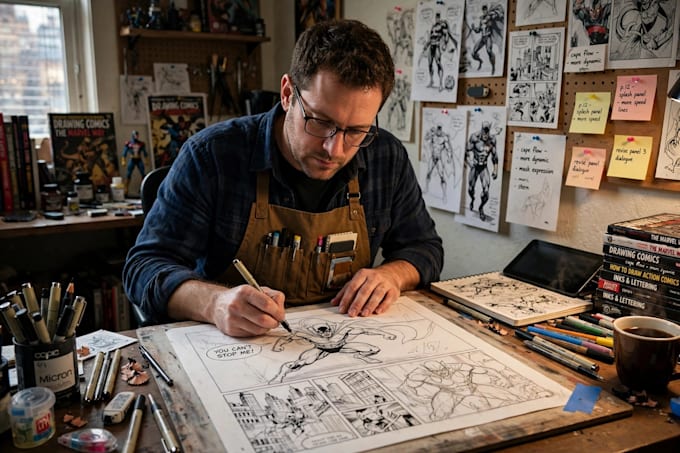 comic book professional artist