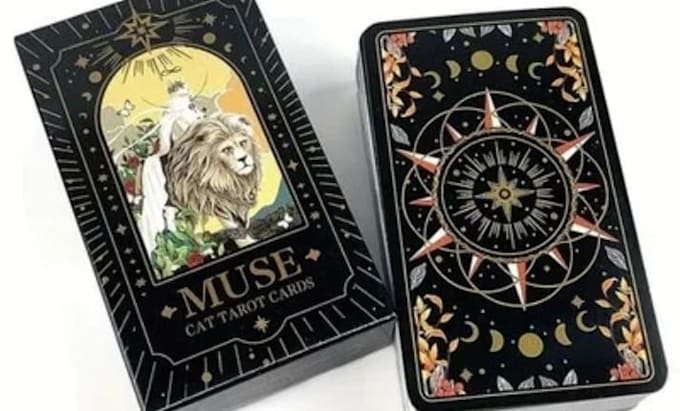 create mystical esoteric card illustrations for tarot, oracle and spiritual deck