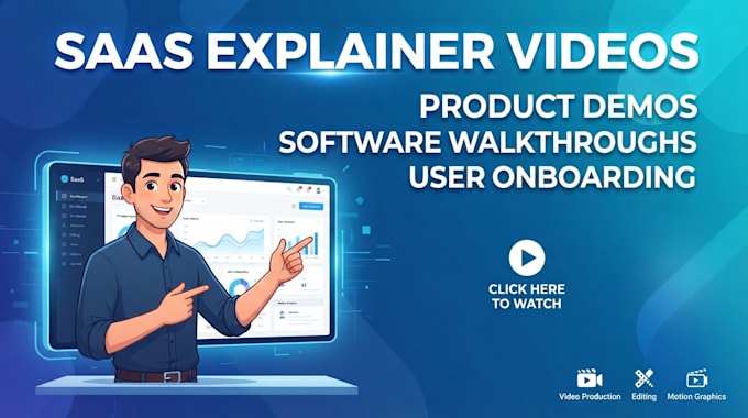 saas software explainer, saas product demo video, software walkthrough, onboard