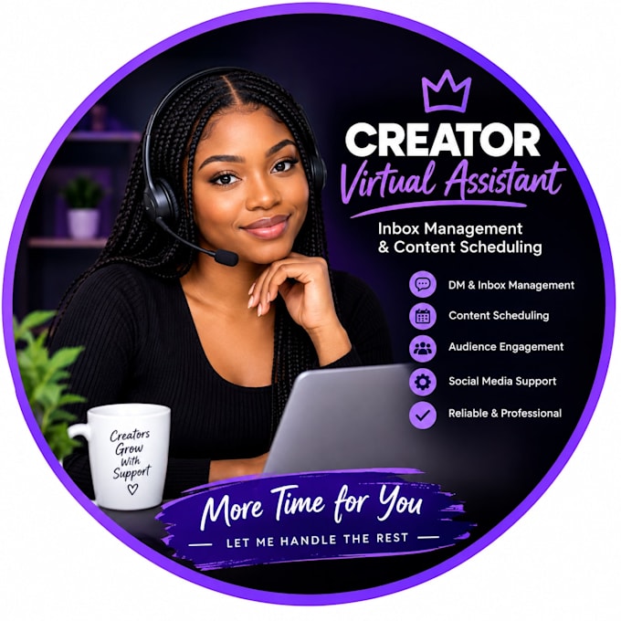 be your creator virtual assistance for chat management and content scheduling