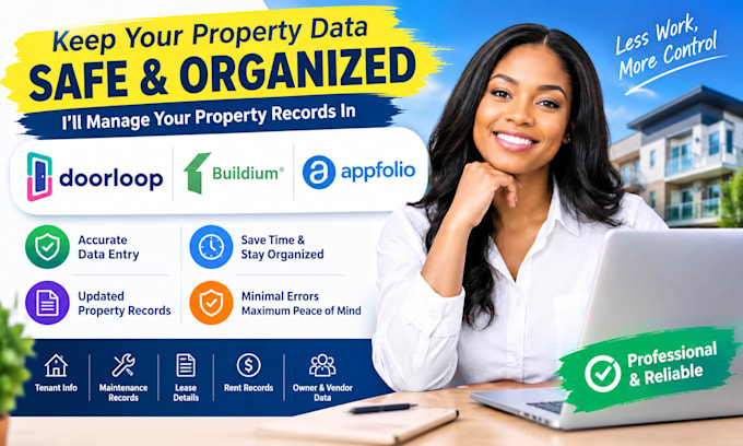manage your doorloop, buildium, or appfolio property records