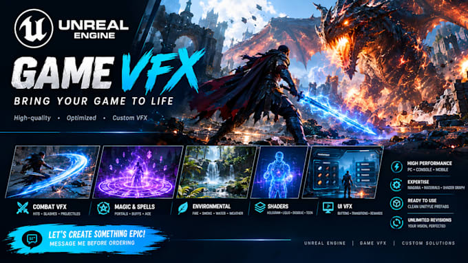 create ue5 vfx, particle effects, vfx graph and shader graph for your game