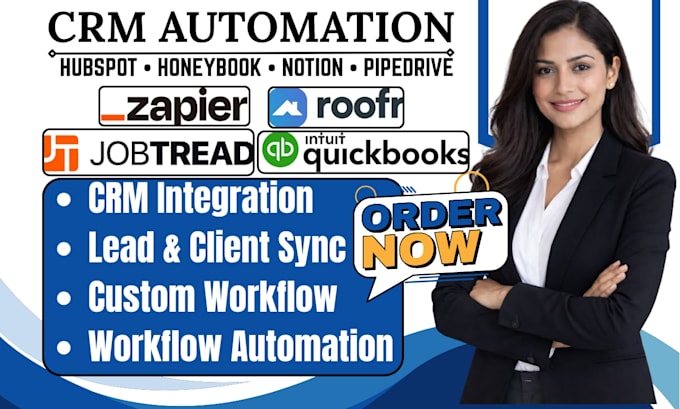 build automate jobtread roofr crm zapier quickbooks ai workflows integration