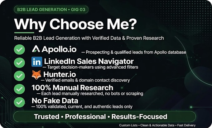 find verified business emails for b2b lead generation