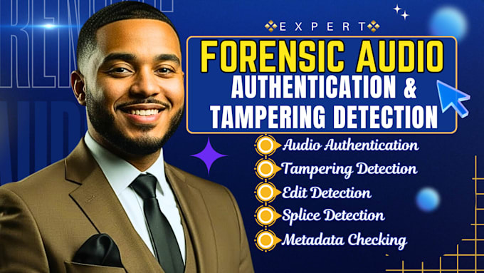 do forensic audio analysis, authentication, edit detection, voice identification
