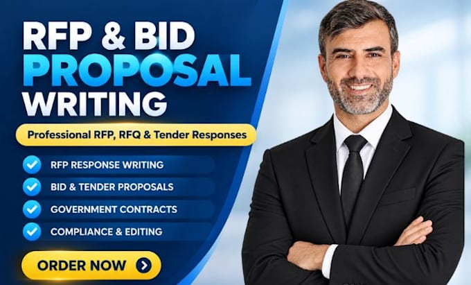 write professional rfp responses, bid proposals and tender documents