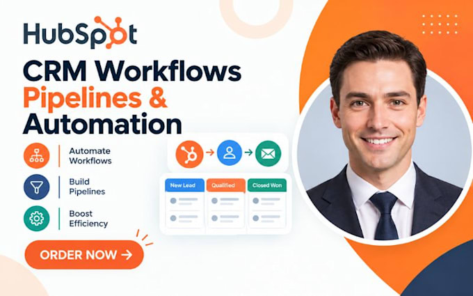setup hubspot CRM workflows pipelines automation