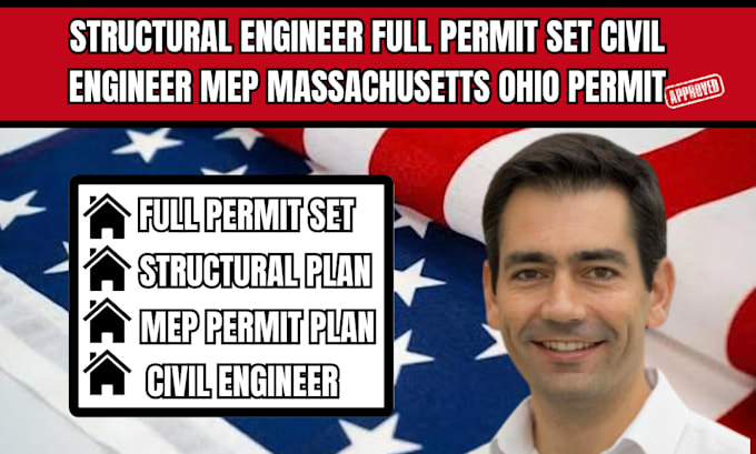 structural engineer full permit set civil engineer mep massachusetts ohio permit