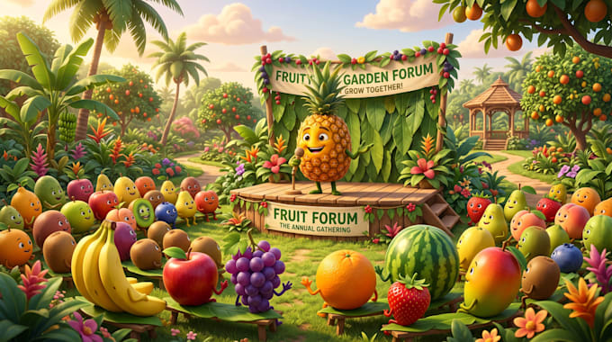 create engaging ai talking fruit and food character videos