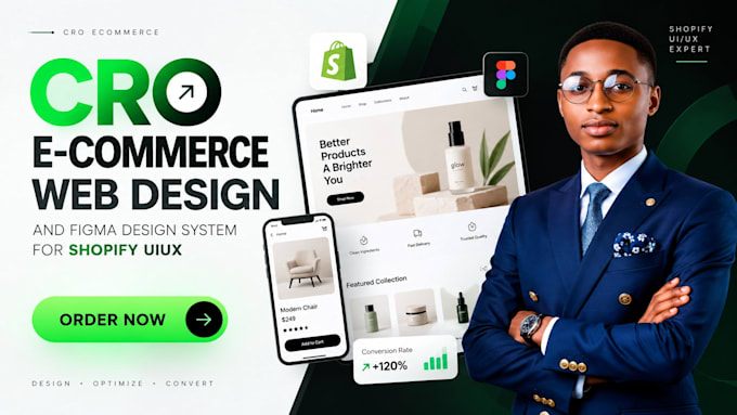 cro ecommerce figma ui ux design system for shopify uiux
