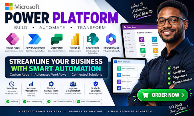 power apps power automate workflows business automation microsoft power platform