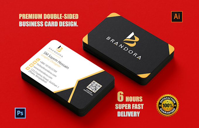 Do professional print ready business card design by Sayem__hossain | Fiverr