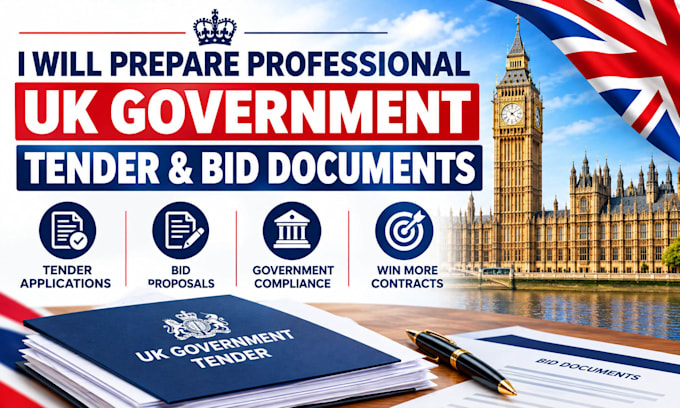 prepare professional UK government tender and bid documents
