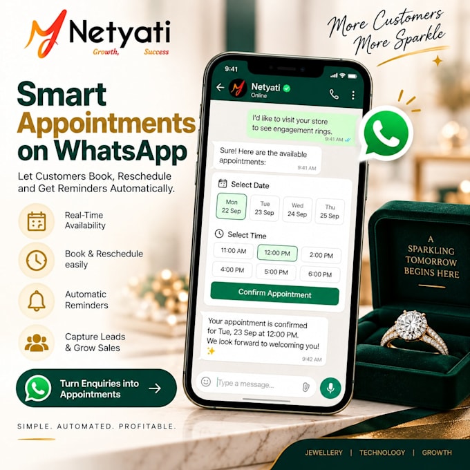 set up a whatsapp ai chatbot for your jewellery store