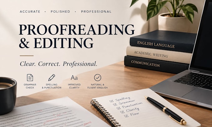 proofread and correct your english text