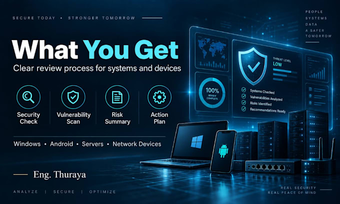 secure windows android servers and network devices