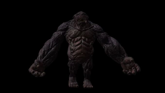 create detailed 3d creature model for dragon dinosaur, alien