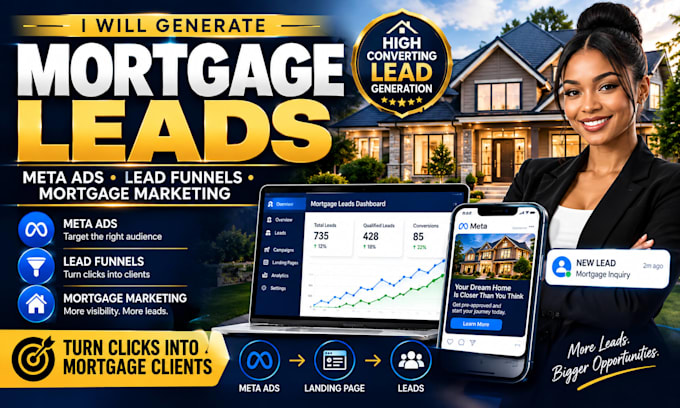 generate mortgage leads insurance leads property tax meta ads mortgage marketing