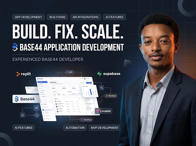 base 44 app, base 44 integration, base 44 automation, base 44 webapp fix base44