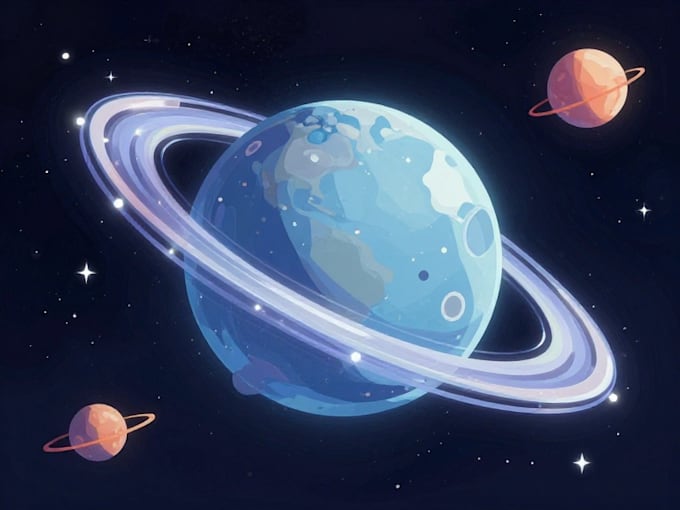 create stunning outer space illustrations