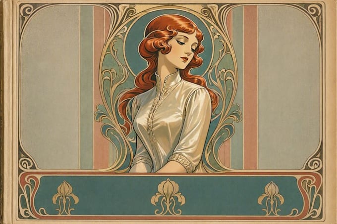 draw anything in art nouveau style