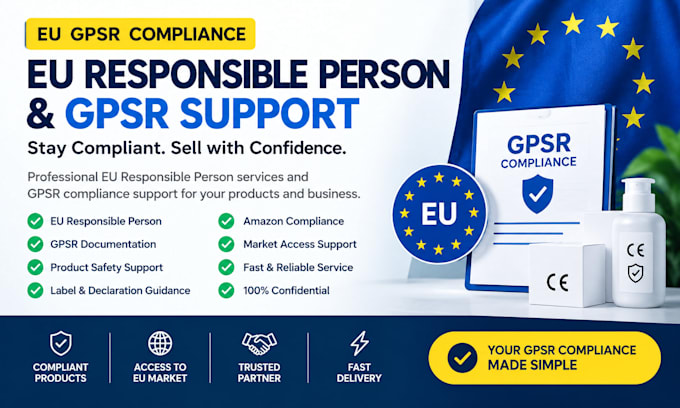 be your eu responsible person for gpsr compliance and amazon