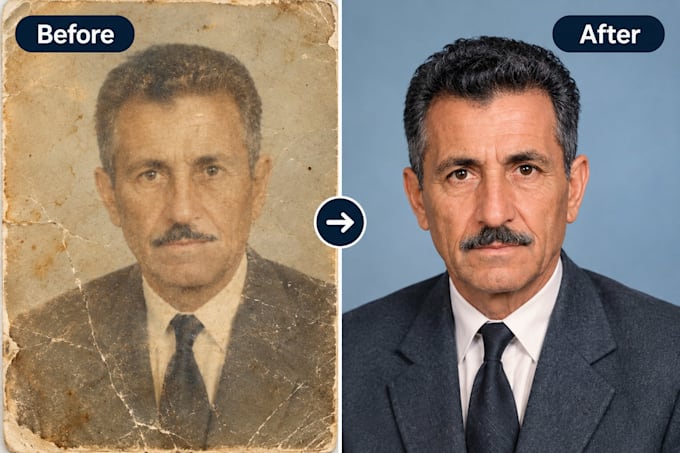 restore old damaged photos