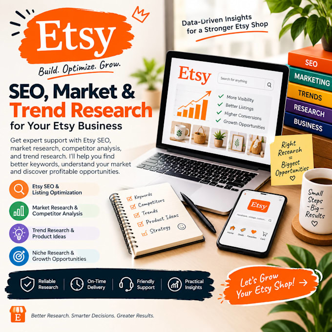 optimize your etsy listing for SEO, keywords and conversions