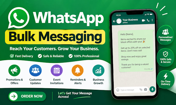 do professional whatsapp bulk messaging and marketing