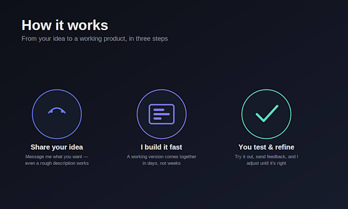 vibe code your app, website, or tool idea into a working product