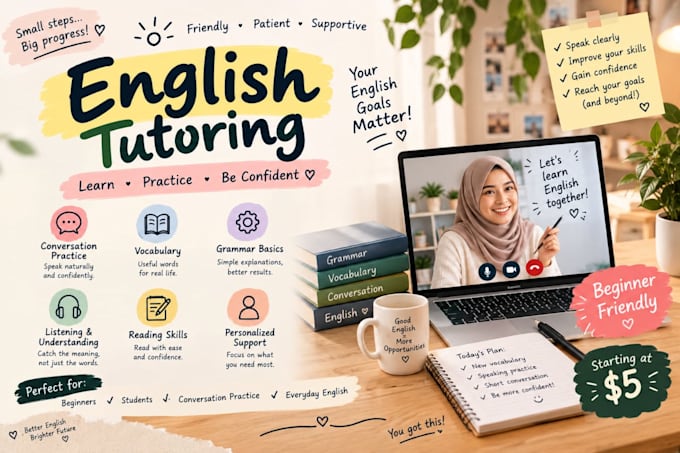 teach you english with easy lessons