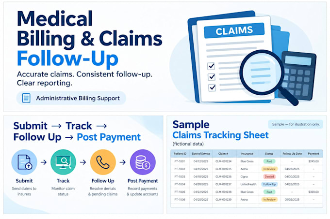medical billing, and insurance credentialing services
