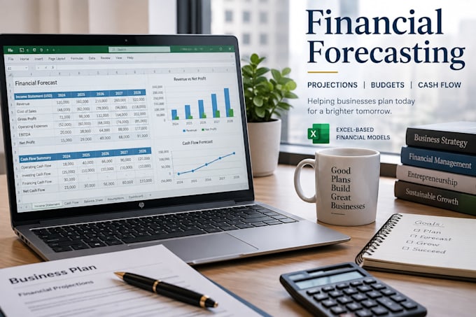 create financial projections, forecasts, budgets and cash flow forecast