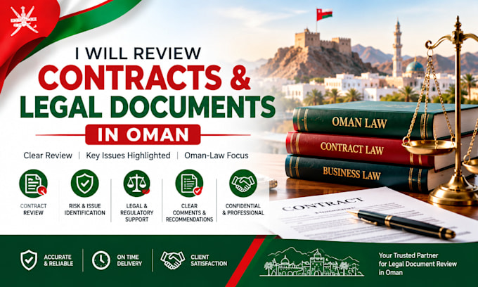review contracts and legal documents in oman