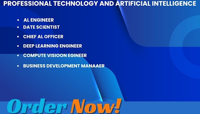 write technology resume and artificial intellience