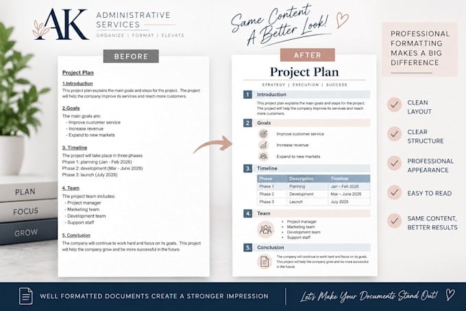 professionally format microsoft word documents and pdfs