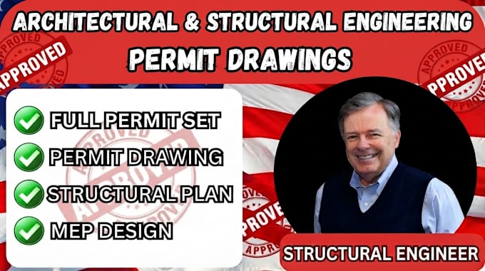 create north carolina, texas and utah architectural, structural permit drawings