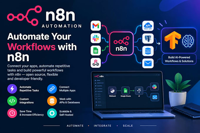 build n8n automation workflows and CRM automation