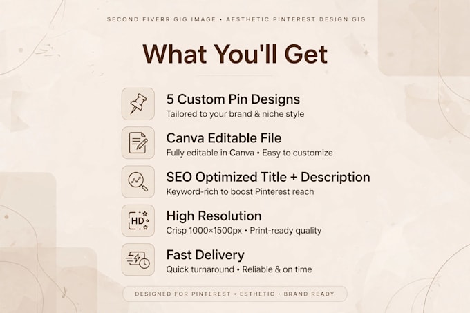 design aesthetic pinterest pins in canva