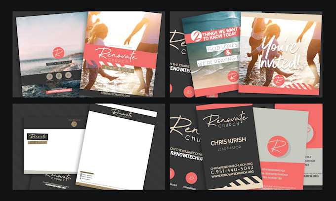 design a custom church logo and visual identity package