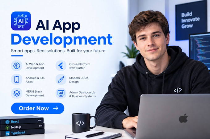 be building web application, ai web app creation and ai app developer