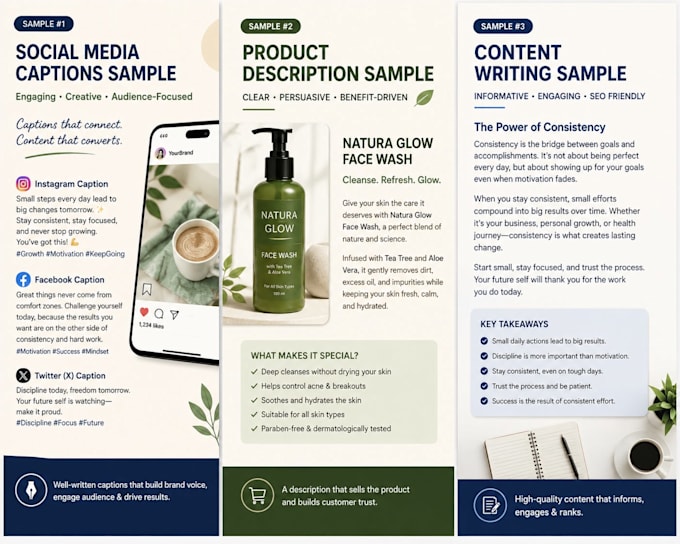 write engaging social media content and captions