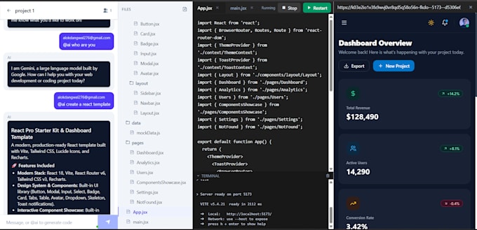 build a full stack web app