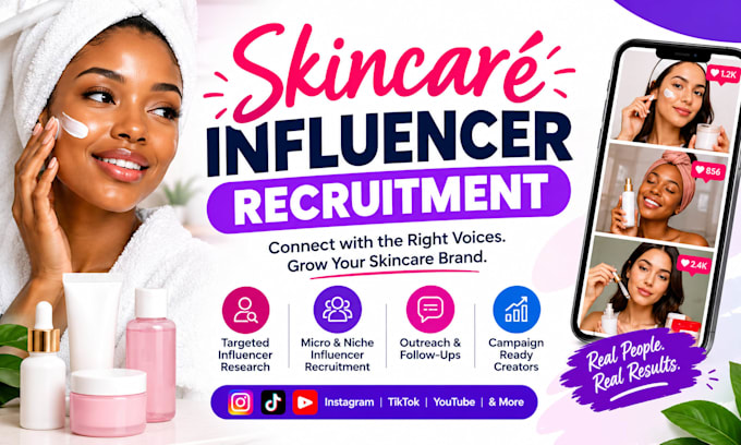 do skincare influencers recruitments