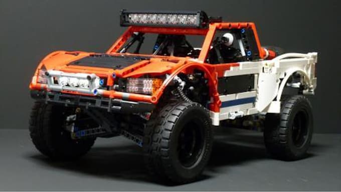 design custom 3d lego car, van, truck, bike and technic vehicle with instruction