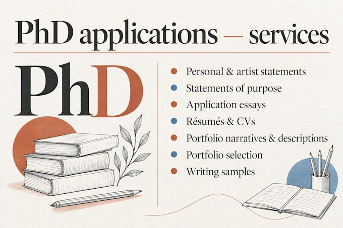 review your phd application to an art and design related program